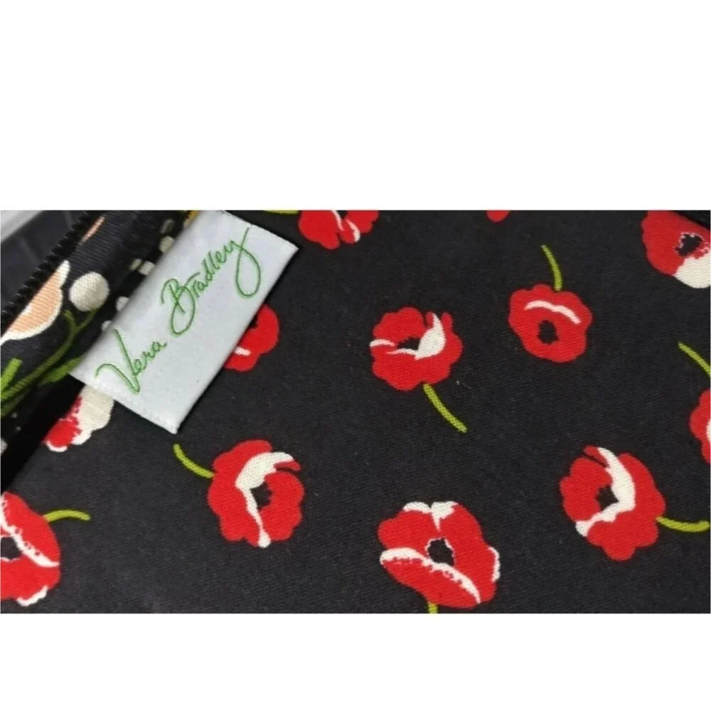 Vera Bradley Retired Poppy Fields Hard Shell Case Bag Fits iPad, Mini Laptop,